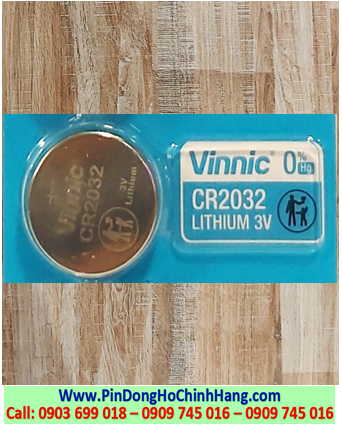 Vinnic CR2032, Pin CR2032
